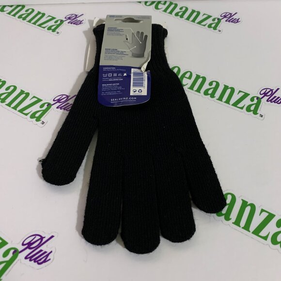 Sealskinz Gloves Solo Merino Wool Single Layer Lightweight Black One Size - Picture 3 of 4